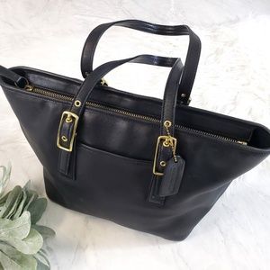Coach Black Legacy Market Shoulder Bag